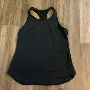 Mesh-back workout tank